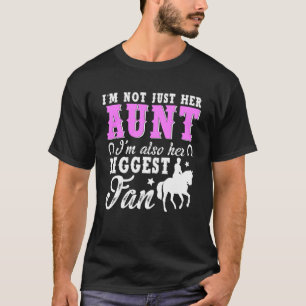 Camiseta Sua Maior Fã Exposição de Cavalo Tia Equestre Tiaz
