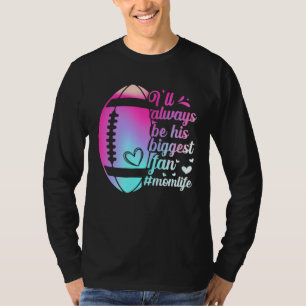 Camiseta Sua Maior Fã Mãe de Futebol Dia das Mães Esporte