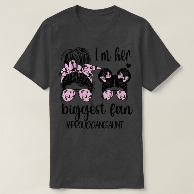 Camiseta Sua Maior Tia De Dança Fã Dançando Tia Dançando Ti (Frente do Design)