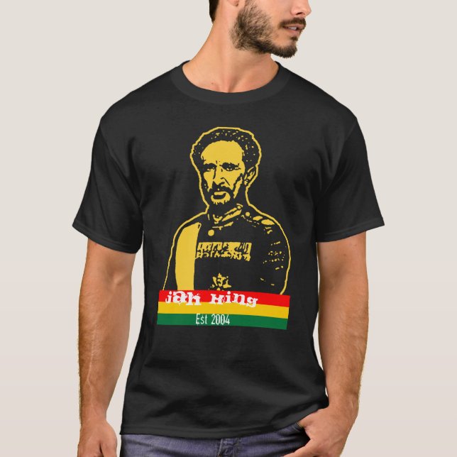 Camiseta Sua majestade imperial Haile Selassie (Frente)