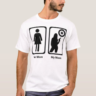 Camiseta Sua mamã meu tiro do alvo da mamã