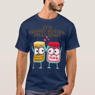 Camiseta Sua Manteiga de Amendoim Tempo Engraçada Ideia De