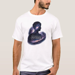Camiseta Sua Mente é um Universo