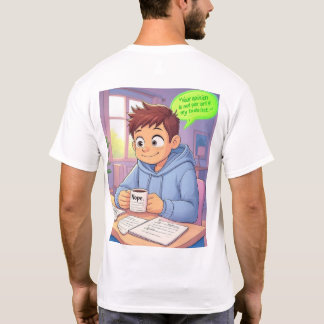 Camiseta "Sua opinião não é minha nota"