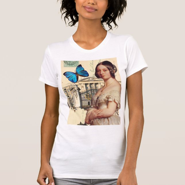 Camiseta Sua rainha Victoria da majestade (Frente)