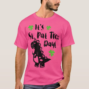 Camiseta Sua Rua, Rua do Dinossauro do Pat T-Rex Day, Patri