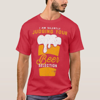 Camiseta Sua Seleção De Cerveja Eu Engraçado Artesanato De 