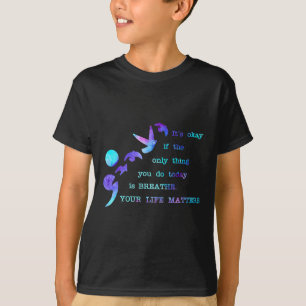Camiseta Sua Vida Problema Prevenção Suicídio Sensibilizaçã