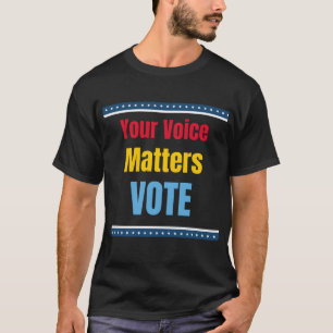 Camiseta Sua Voz Importa Vote