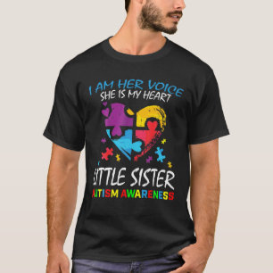 Camiseta Sua Voz Meu Coração Irmãozinha Consciência