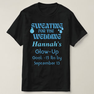Camiseta Suando para o casamento
