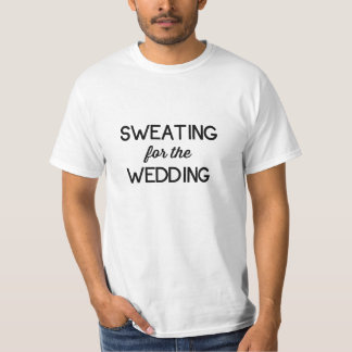 Camiseta Suando para o casamento