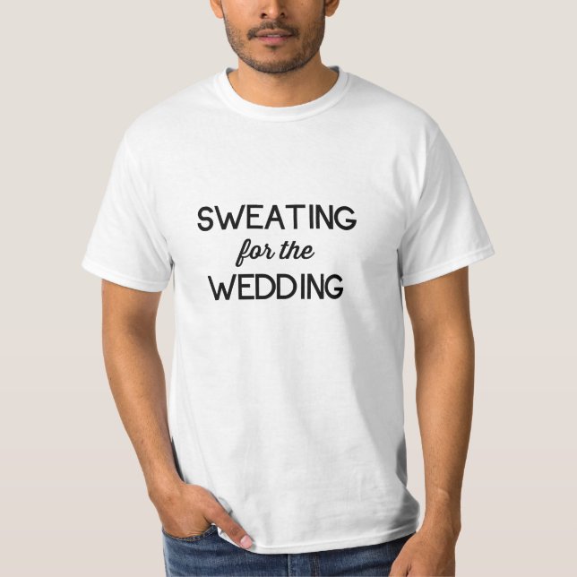 Camiseta Suando para o casamento (Frente)