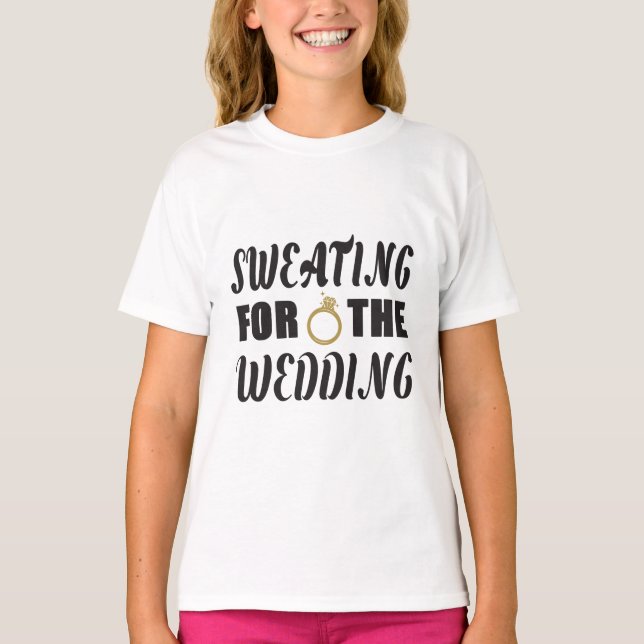 Camiseta Suando para o casamento (Frente)