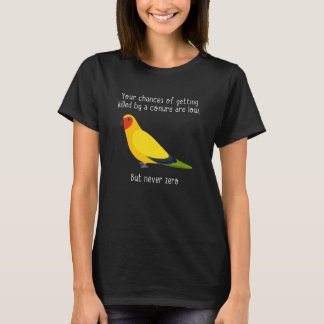 Camiseta Suas Chances De Ser Morto Por Aves De Vestuário