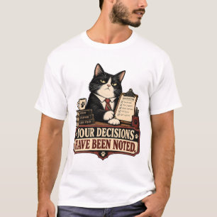 Camiseta Suas Decisões Foram Notadas