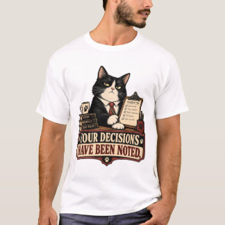 Camiseta Suas Decisões Foram Notadas