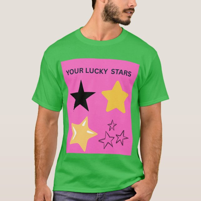 CAMISETA SUAS ESTRELAS DA SORTE (Frente)