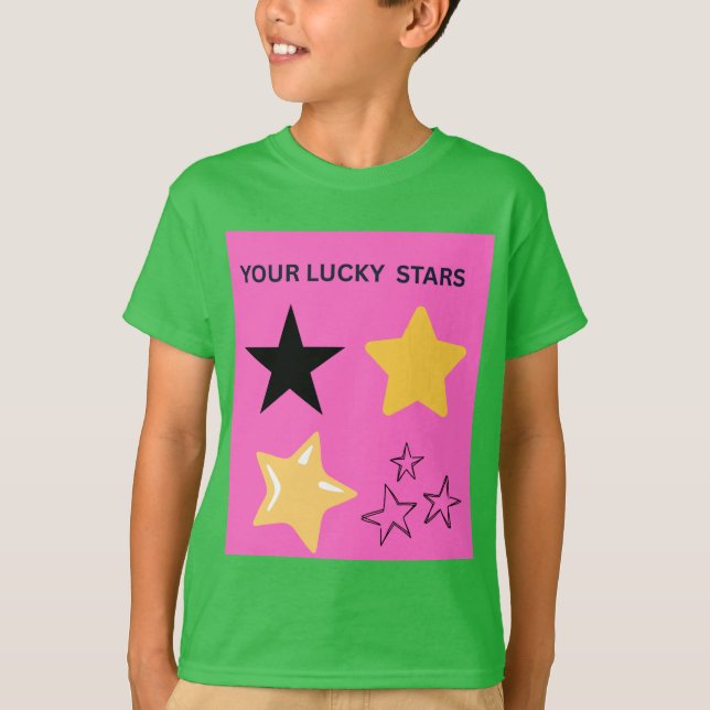CAMISETA SUAS ESTRELAS DA SORTE (Frente)