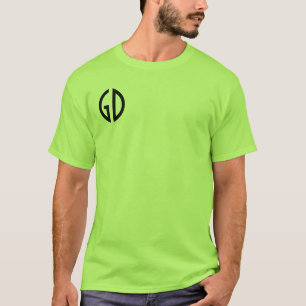 Camiseta Suas Ideias de Monograma Simples 1