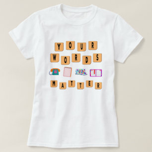 Camiseta Suas Palavras Importam Camisa, Chá Espetada, Neuro