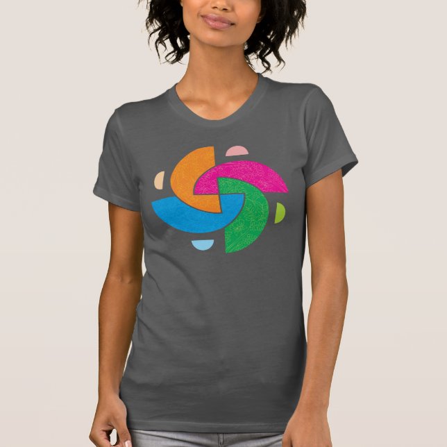 Camiseta Suástica à moda - arte de India (Frente)