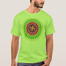 Camiseta Suástica com estilo indiano tradicional Mandana