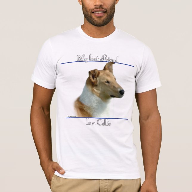 Camiseta Suave Collie Melhor Amigo 2 (Frente)