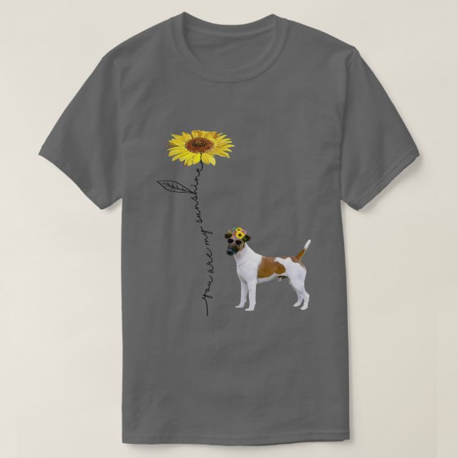 Camiseta Suave Fo Terrier, meus amigos, meu sol (Frente do Design)