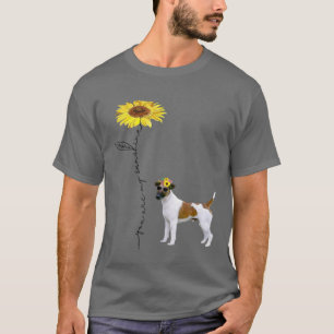 Camiseta Suave Fo Terrier, meus amigos, meu sol