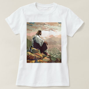 Camiseta Suave manso de Jesus - e -
