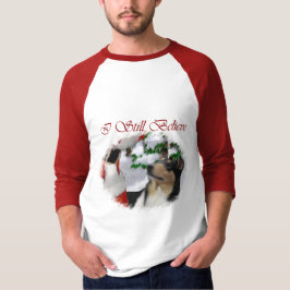 Camiseta Suave presentes de Natal Collie