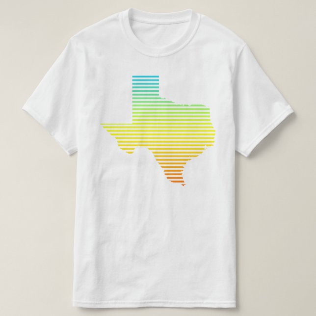 Camiseta suavização do frio do texas (Frente do Design)
