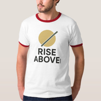 Camiseta Suba Acima - Sol Minimalista e Gráfico de Feixes D