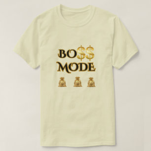 CAMISETA SUBA DE NÍVEL! MODELO GRÁFICO NATURAL DE BOSS PARA