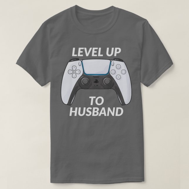 Camiseta Suba De Nível Para Marido (Frente do Design)