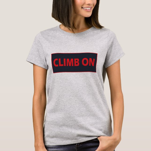 Camiseta Suba em escalada (Frente)