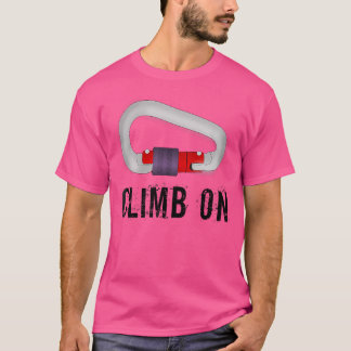 Camiseta Suba Em Rock Subindo Com Armário De Trava