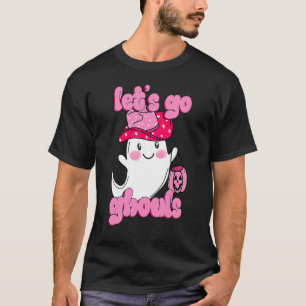 Camiseta Suba Ghost Floral Ghost Happy Halloween para Famil