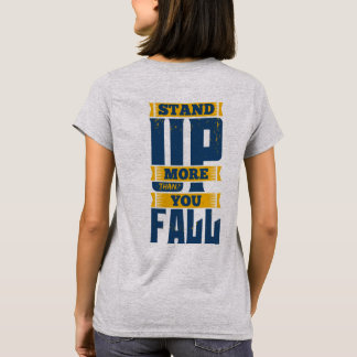 Camiseta Suba Mais do Que Cai Motivacional 