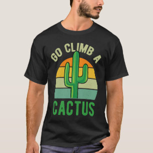 Camiseta Suba Um Cactus Succulto Plant Retro Cactus