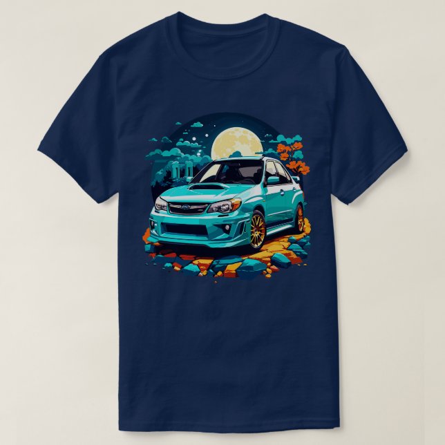Camiseta Subaru Impreza 1 (Frente do Design)