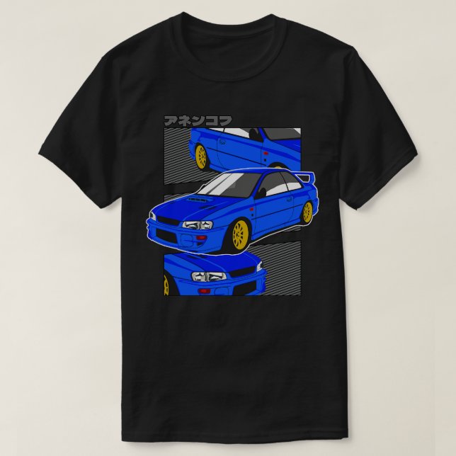 Camiseta Subaru Impreza gc8 WRX Sti (Frente do Design)