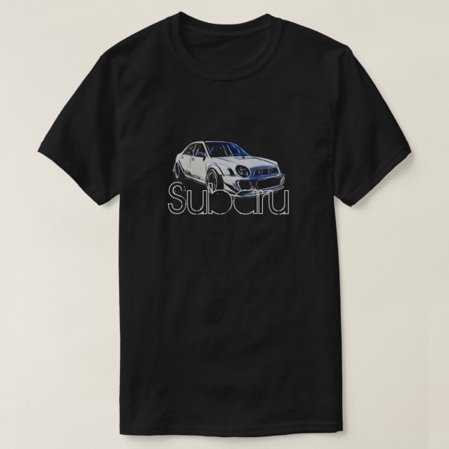 Camiseta Subaru Impreza WRX Sti (Frente do Design)