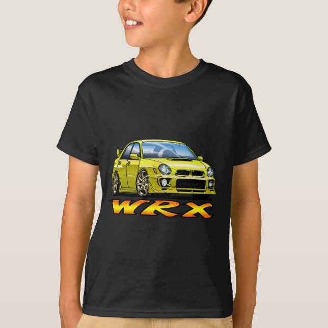Camiseta Subaru WRX_yellow (Frente)