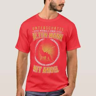 Camiseta Subestimar Nunca Um Velho Com Presente De Anjo