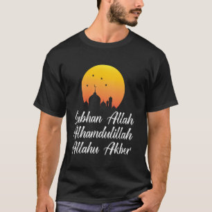Camiseta Subhan Allah Alhamdulillah Allahu Akbar Ta Islâmic