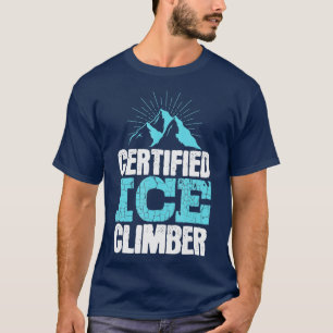 Camiseta Subida de Gelo Extreme Com O Clima De Gelo Certifi