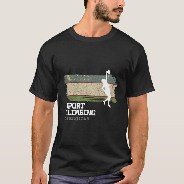 Camiseta Subida Desportiva Clima Usbequistão (Frente)