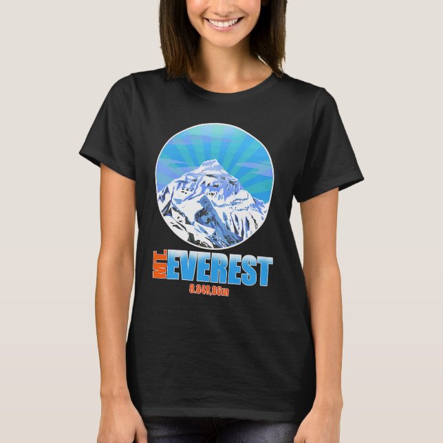 Camiseta Subida e caminhada Legal do Monte Everest (Frente)